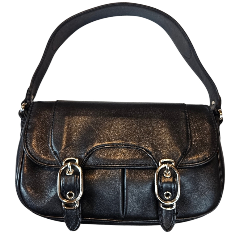 Cole Haan Black Leather Purse - Picture 1 of 12
